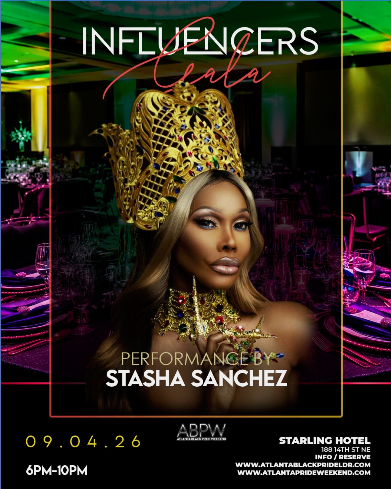 Performance by Stasha Sanchez at the ABPW Influencers Gala